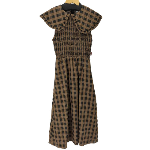 GHOSPELL Curtain Call Shirring Midi Dress レディース JPN:S