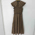 GHOSPELL Curtain Call Shirring Midi Dress レディース JPN:S