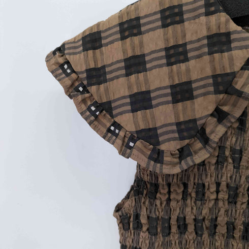GHOSPELL Curtain Call Shirring Midi Dress レディース JPN:S