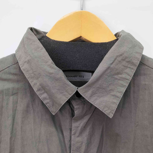 オーディナリーフィッツ Ordinary fits シルク混 シャツワンピース レディース US:0-2