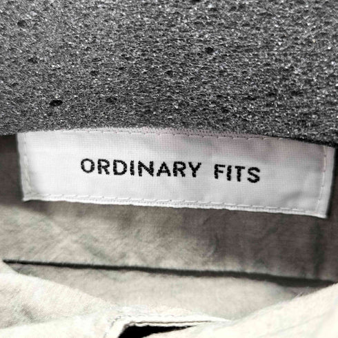 オーディナリーフィッツ Ordinary fits シルク混 シャツワンピース レディース US:0-2