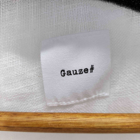ガーゼ Gauze リネンギャザーブラウス レディース FREE