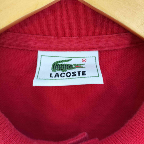 ラコステ LACOSTE ロゴワッペン 鹿の子 ポロシャツ メンズ 3
