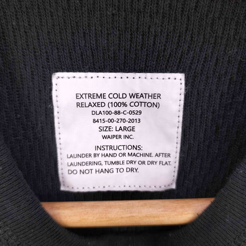 ワイパーインク WAIPER.inc 米軍 EXTREME COLD WEATHER ハニカムワッフル サーマル L/S ルーズサイズ アンダーシャツ ロンT メンズ LARGE