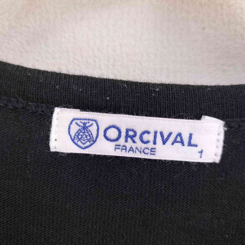 オーチバル ORCIVAL スーピマコットン クルーネックカーディガン レディース 1
