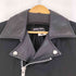 ジュンヤワタナベコムデギャルソン JUNYA WATANABE COMME des GARCONS 11AW レザー切替 ライダースワンピース レディース XS