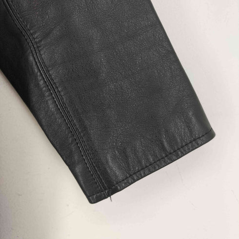 ジュンヤワタナベコムデギャルソン JUNYA WATANABE COMME des GARCONS 11AW レザー切替 ライダースワンピース レディース XS