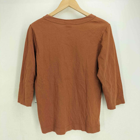 ホームスパン homspun 天竺七分袖Tシャツ レディース S