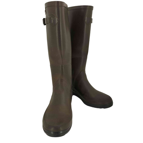 エーグル AIGLE ロゴエンボス ラバー ロングブーツ レディース 36