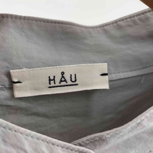 HAU stand collar shirts noble スタンドカラーシャツ レディース FREE