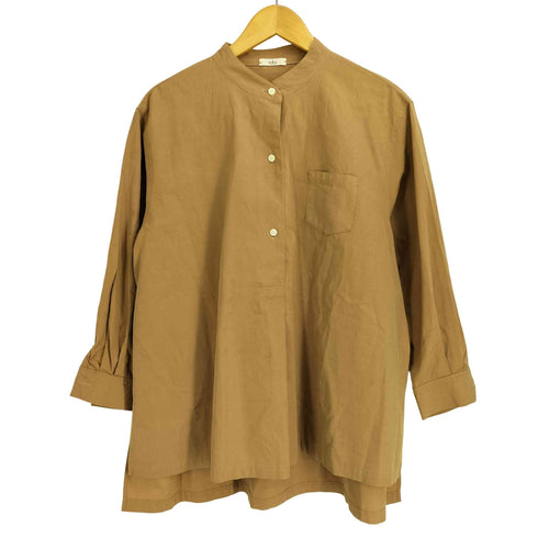 HAU stand collar shirts noble スタンドカラーシャツ レディース FREE
