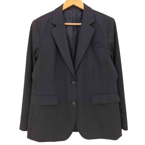 ユニクロ UNIQLO ストレッチテーラードジャケット ストライプ レディース 44