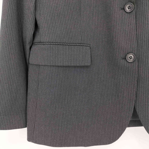 ユニクロ UNIQLO ストレッチテーラードジャケット ストライプ レディース 44