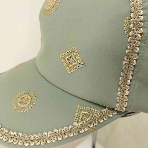 カシラ CA4LA JASMINE 刺繍デザインキャップ レディース