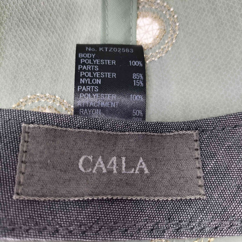 カシラ CA4LA JASMINE 刺繍デザインキャップ レディース