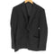 スーツセレクト SUIT SELECT 2釦シングルスーツ 0タック/ブラック×ソリッド+SUPER TOUGH 100'S メンズ 27