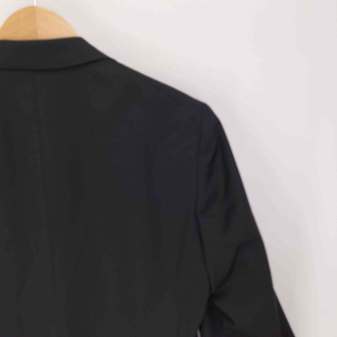 スーツセレクト SUIT SELECT 2釦シングルスーツ 0タック/ブラック×ソリッド+SUPER TOUGH 100'S メンズ 27