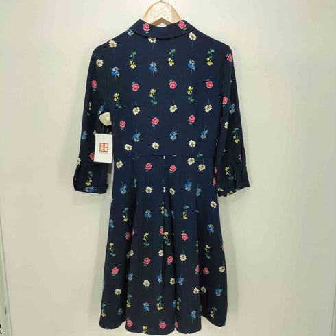 キャスキッドソン Cath Kidston 花柄 L/S ミディアム シャツワンピース レディース US:8