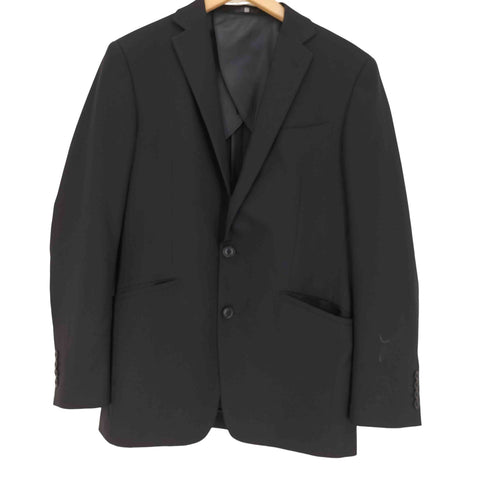 スーツセレクト SUIT SELECT シャドー ストライプ 2釦 シングル スーツ 裏地 背抜き メンズ A6
