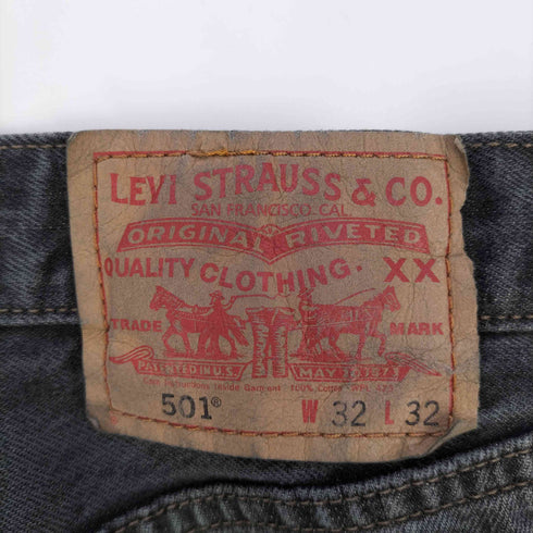 リーバイス Levis 00s 501 08501-00 裏P85刻印 ブラック デニムパンツ メンズ W32 L32