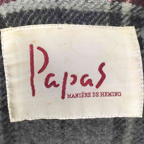 パパス papas ダッフルコート メンズ L