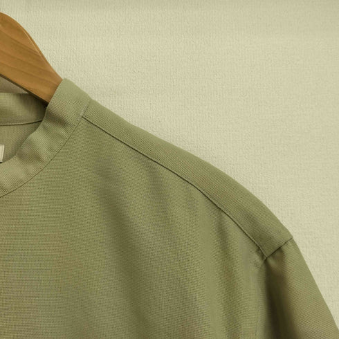 ビューティーアンドユースユナイテッドアローズ BEAUTY & YOUTH UNITED ARROWS BY ウーステッド バンドカラー シャツ メンズ M