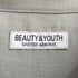 ビューティーアンドユースユナイテッドアローズ BEAUTY & YOUTH UNITED ARROWS BY ウーステッド バンドカラー シャツ メンズ M