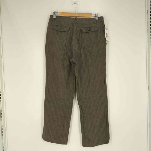 バナナリパブリック BANANA REPUBLIC ストライプ リネン スラックスパンツ メンズ 31