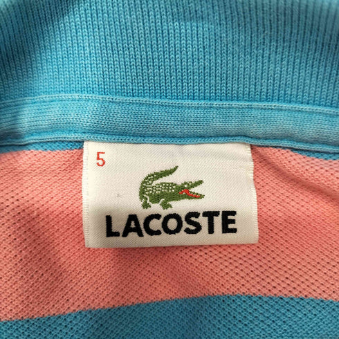 ラコステ LACOSTE ボーダーポロシャツ メンズ 5