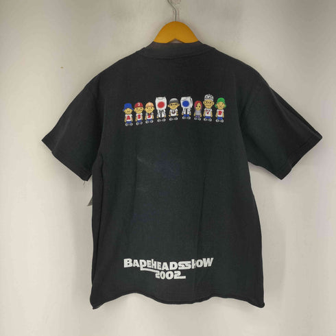 アベイシングエイプ A BATHING APE 2002 HEADSSHOW プリントクルーネックTシャツ メンズ JPN:L