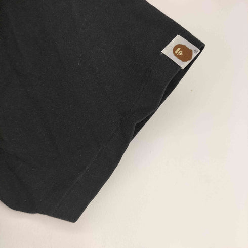 アベイシングエイプ A BATHING APE 00s BUSY WORKS マルチカラー プリントクルーネックTシャツ メンズ JPN:L