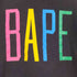 アベイシングエイプ A BATHING APE 00s BUSY WORKS マルチカラー プリントクルーネックTシャツ メンズ JPN:L