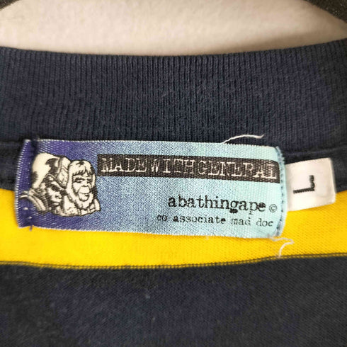 アベイシングエイプ A BATHING APE 90~00s 旧タグ ボーダーTシャツ メンズ JPN:L
