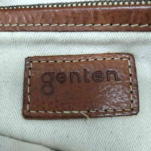 ゲンテン genten フロントロゴトートバッグ レディース