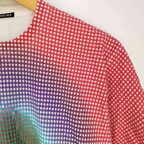 イッセイミヤケメン ISSEY MIYAKE MEN 01SS 黒タグ サイケデリック デジタル クルーネックTシャツ メンズ FREE