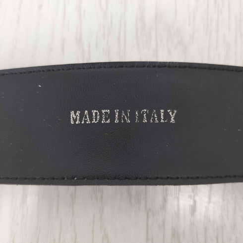 MADE IN ITALY クロコレザーベルト レディース
