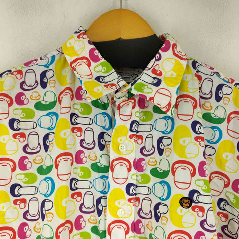 アベイシングエイプ A BATHING APE BABYMILOSTORE ベイビーマイロ マルチカラーシャツ メンズ JPN:L