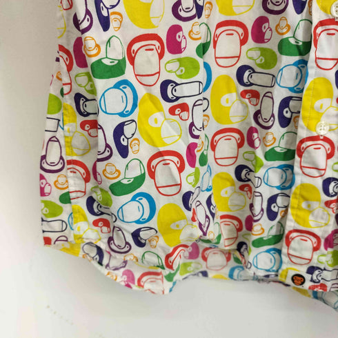 アベイシングエイプ A BATHING APE BABYMILOSTORE ベイビーマイロ マルチカラーシャツ メンズ JPN:L
