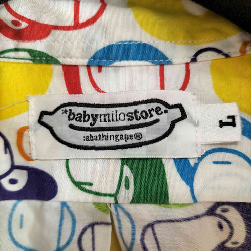 アベイシングエイプ A BATHING APE BABYMILOSTORE ベイビーマイロ マルチカラーシャツ メンズ JPN:L