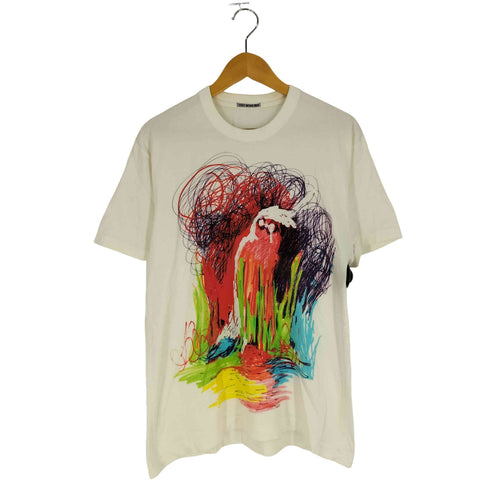 イッセイミヤケメン ISSEY MIYAKE MEN 90-00s 銀タグ グラフィック プリント クルーネックTシャツ メンズ