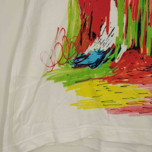 イッセイミヤケメン ISSEY MIYAKE MEN 90-00s 銀タグ グラフィック プリント クルーネックTシャツ メンズ
