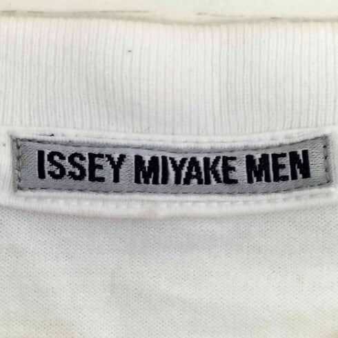 イッセイミヤケメン ISSEY MIYAKE MEN 90-00s 銀タグ グラフィック プリント クルーネックTシャツ メンズ