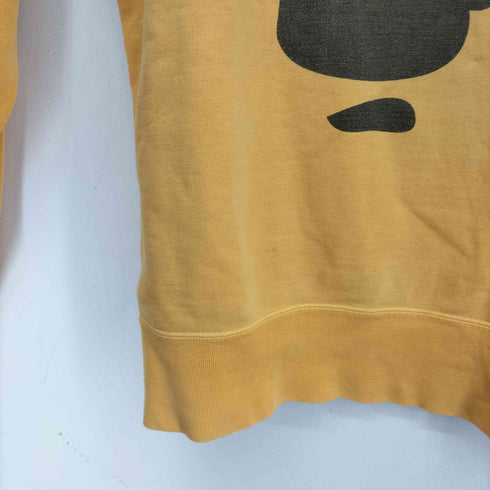 アベイシングエイプ A BATHING APE 90~00s サルプリント ラグランスウェット メンズ JPN:L