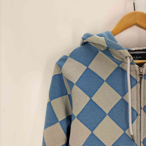 ポールスミスジーンズ Paul Smith JEANS ダイヤ柄ジップアップパーカー メンズ JPN:L