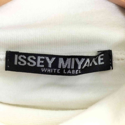 イッセイミヤケホワイトレーベル ISSEY MIYAKE WHITE LABEL 00-10s 黒タグ 無地 タートルネック ロングスリーブTシャツ メンズ JPN:3