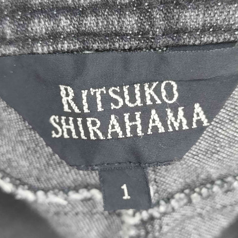 RITSUKO SHIRAHAMA パッチコーティングフレアデニムパンツ レディース 1