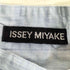 イッセイミヤケ ISSEY MIYAKE 90s 黒タグ 比翼 ラミー リネン バンドカラー シャツ メンズ JPN:M