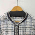 ザラ ZARA ツイードノーカラージャケット レディース import:M