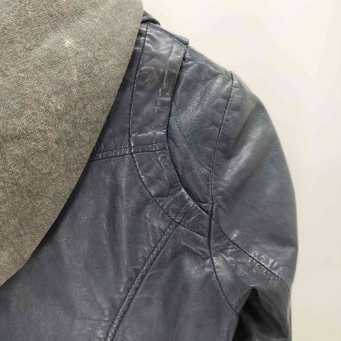 ドマ DOMA y2k Hoodie Leather Jacket レディース import:XS