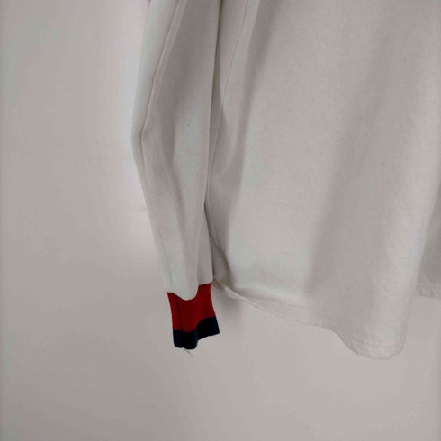 トミーヒルフィガー TOMMY HILFIGER USA製 ロゴ刺繍スウェットポロ メンズ import:XL
